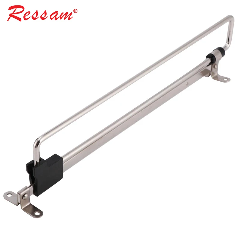 Ressam Retractable Tube Rod Extending Rail Pull Out Closet Sliding Hanger Telescopic Wardrobe Clothes Rod