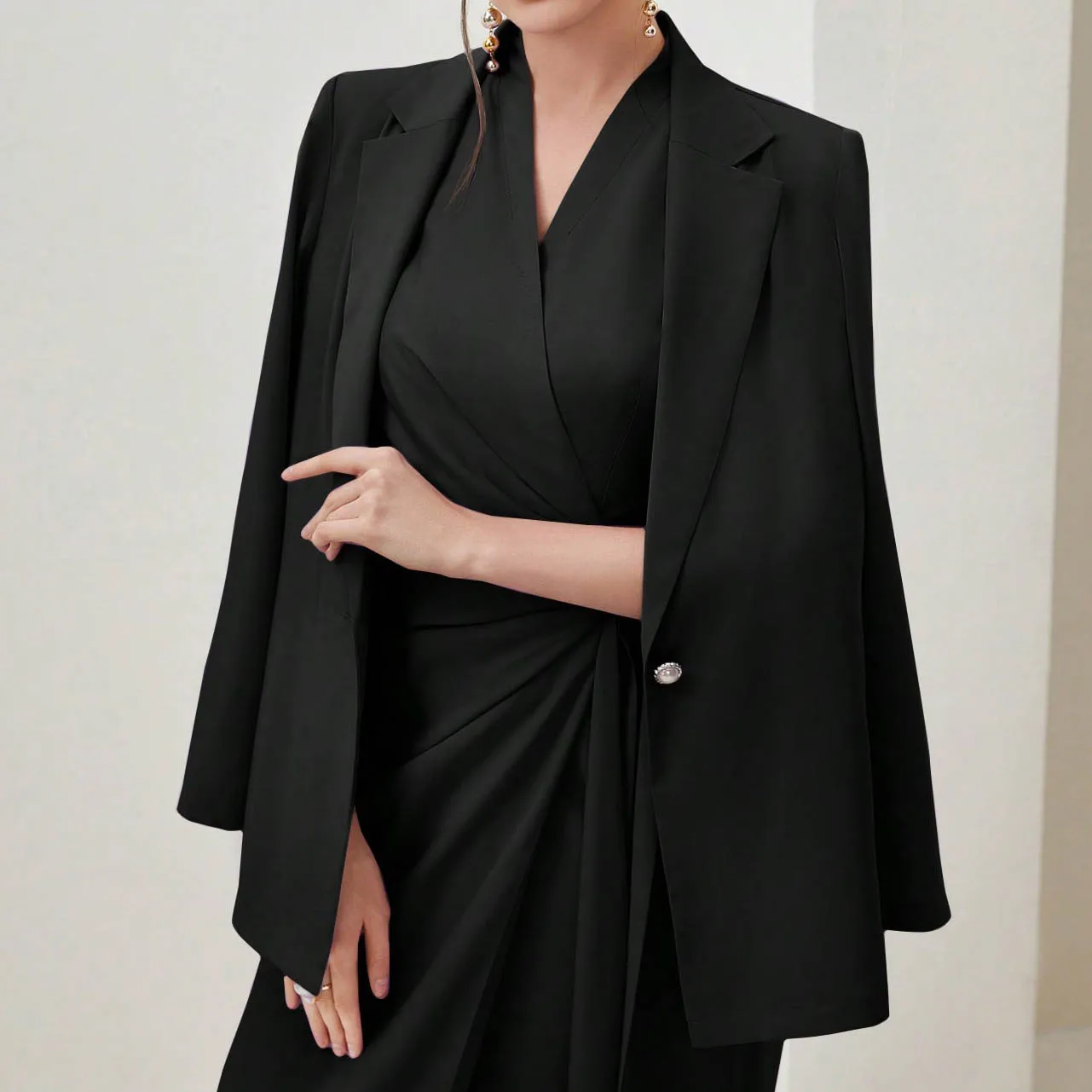 British Style MidLength Coats for, Women Wholesale Fall Clothing Options Blazers/