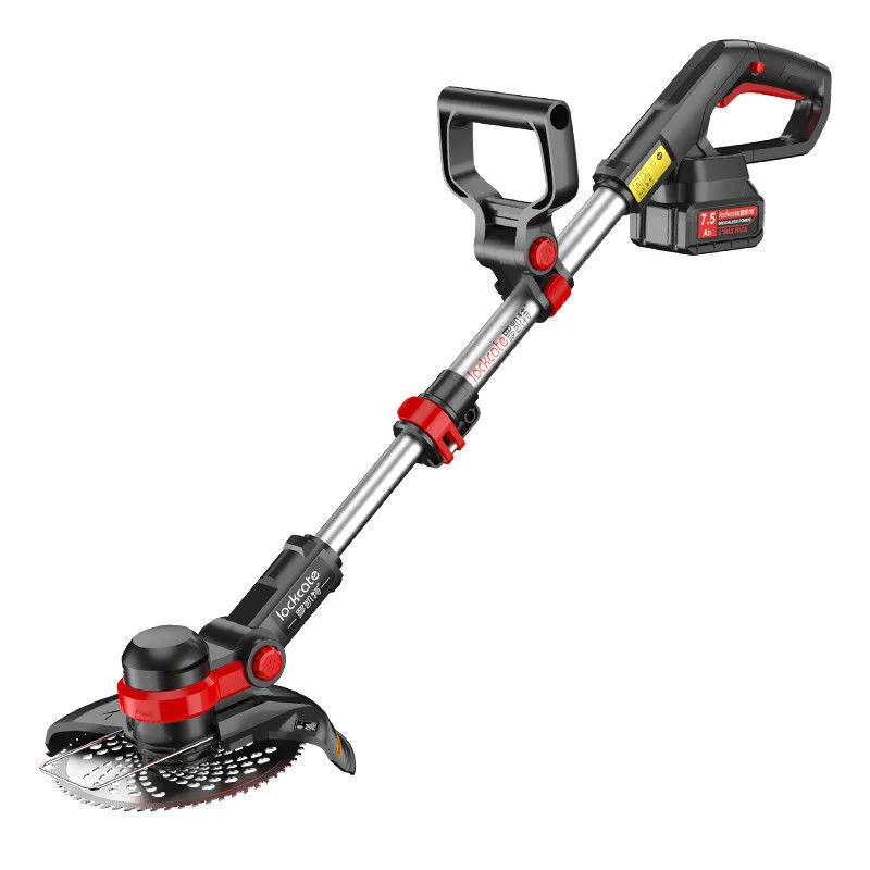 Lithium battery charging brush mower Household type mower tractor
