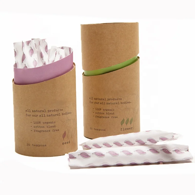 Sell Natural Cotton tampons Women digital tampon packaging organic eco-friendly