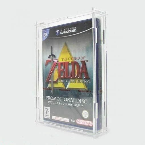MINGSHI Nintendo GameCube Game Acrylic Display Case