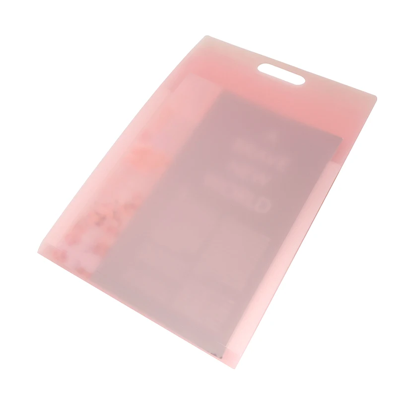 Expanding File Folder Vertical Accordion Document Organizer A4 Plastic File Folders with 7 Pockets and Transparent Clear Labels