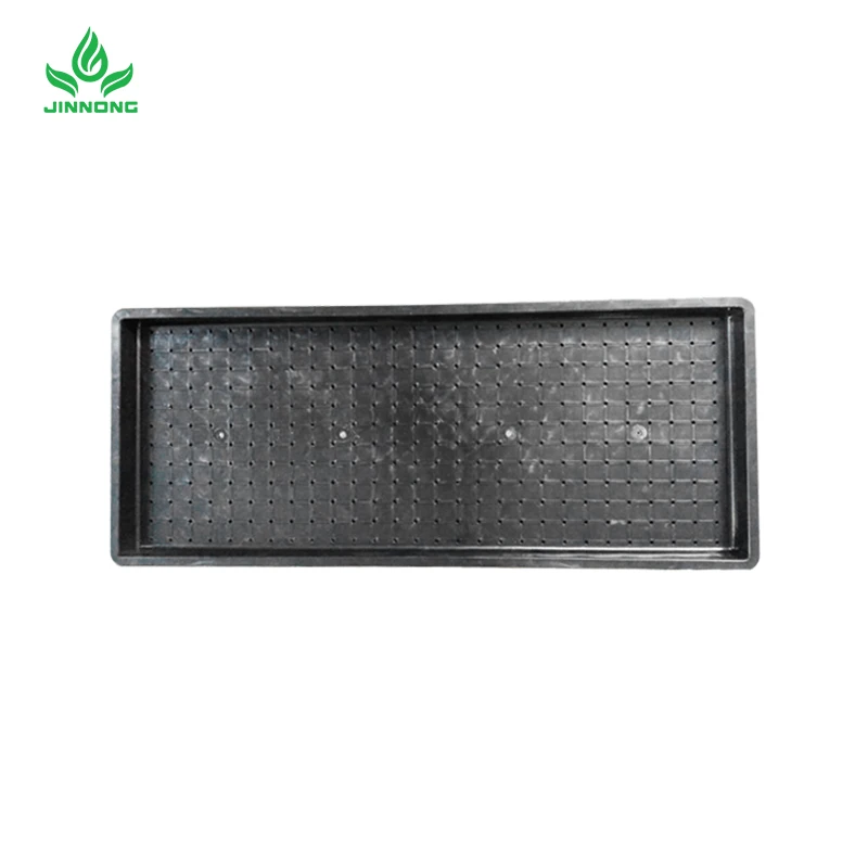 Best price food grade plastic tray factory direct sale 60*24.5*3.5cm plastic plant seedling tray from china