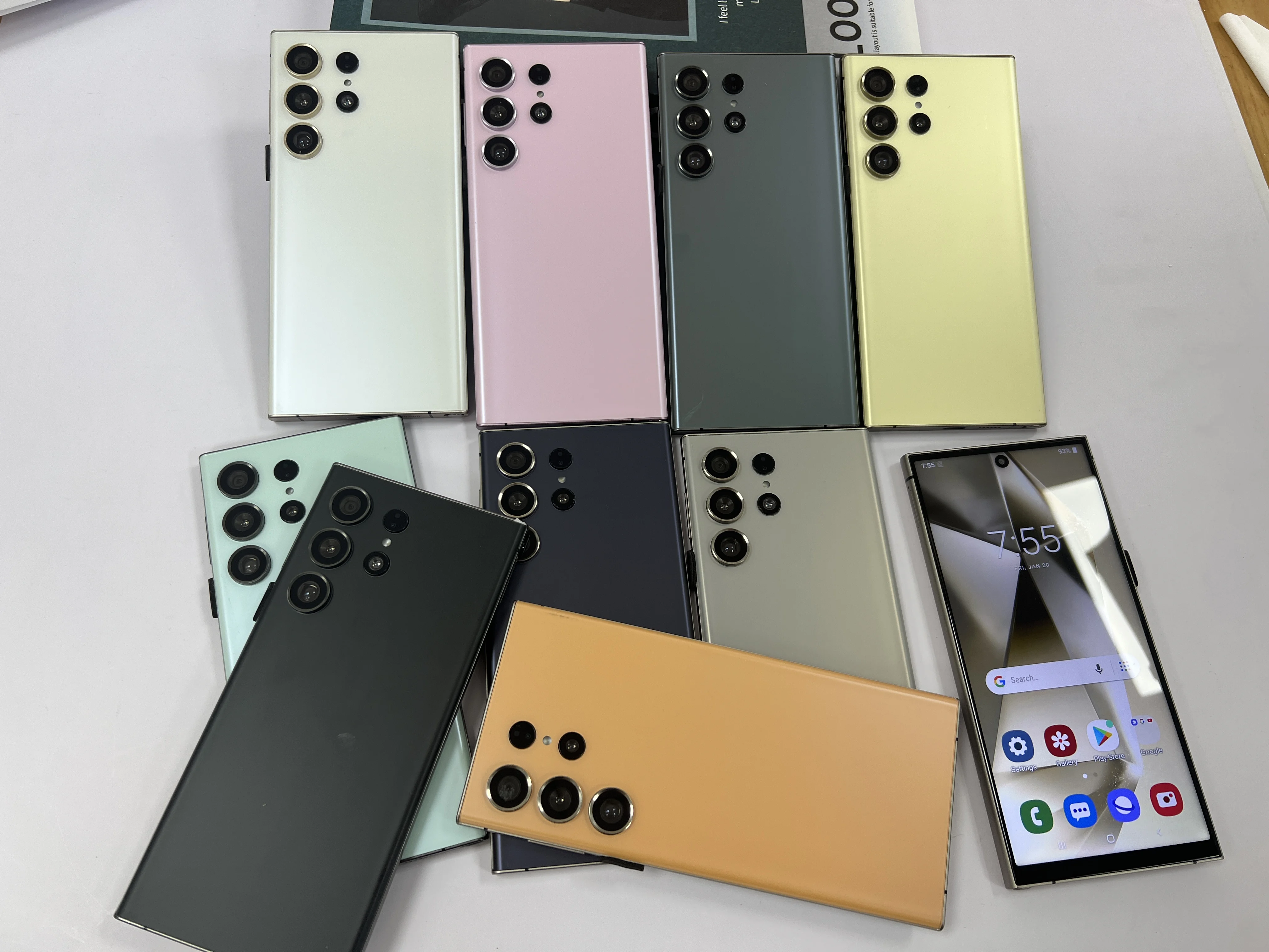 High Quality Original S23 Ultra Unlocked 16+1TB 5g Clone Cellphone 6.8inch 5G Smartphone dual sim Mobile Phones For S24 Ultra