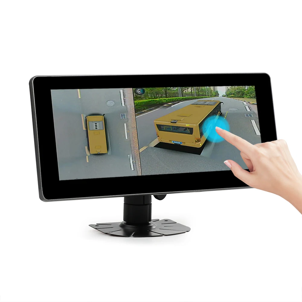 10.25inch touch screen control  3d 1080p Ahd Signal Super Night Vison 360 Bird View System For Bus Or Truck