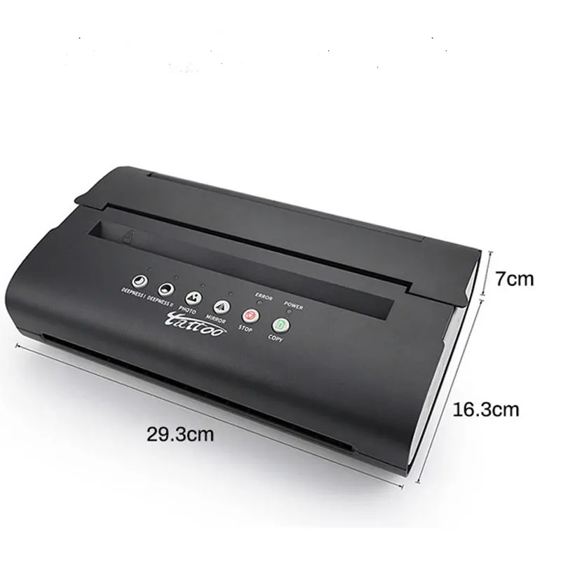 Kissure Tattoo Transfer Machine Stencils Device Copier Printer Drawing Thermal Tool For Tattoos Photos Transfer Paper Copy Print