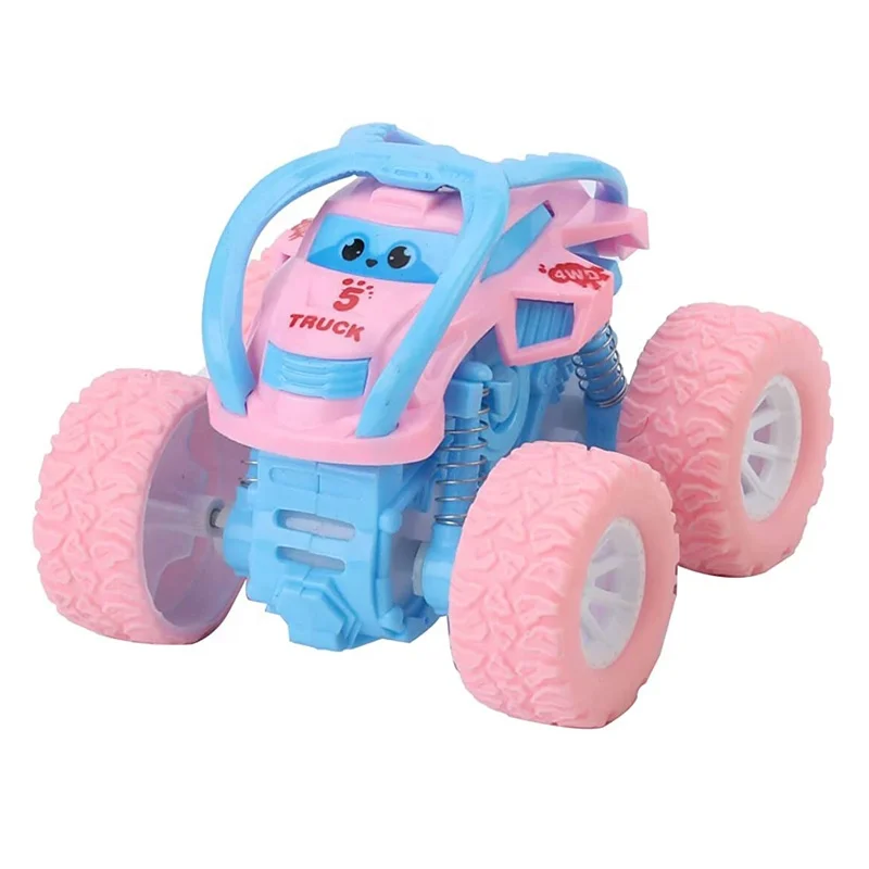 Toy Cars Monster Trucks 2 Pack Car Toys Friction Powered Push And Go Cute Kids Car Friction Toy Vehicle For Boys Girls Toddler