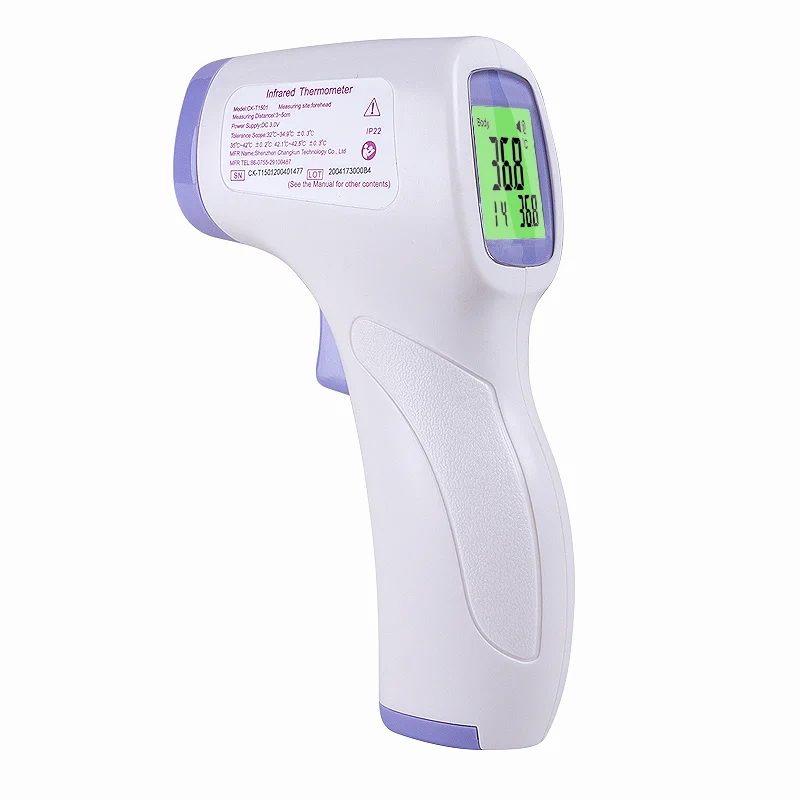  CE Approved Factory wholesale 2 modes body/surface temperature reading forehead thermometer
