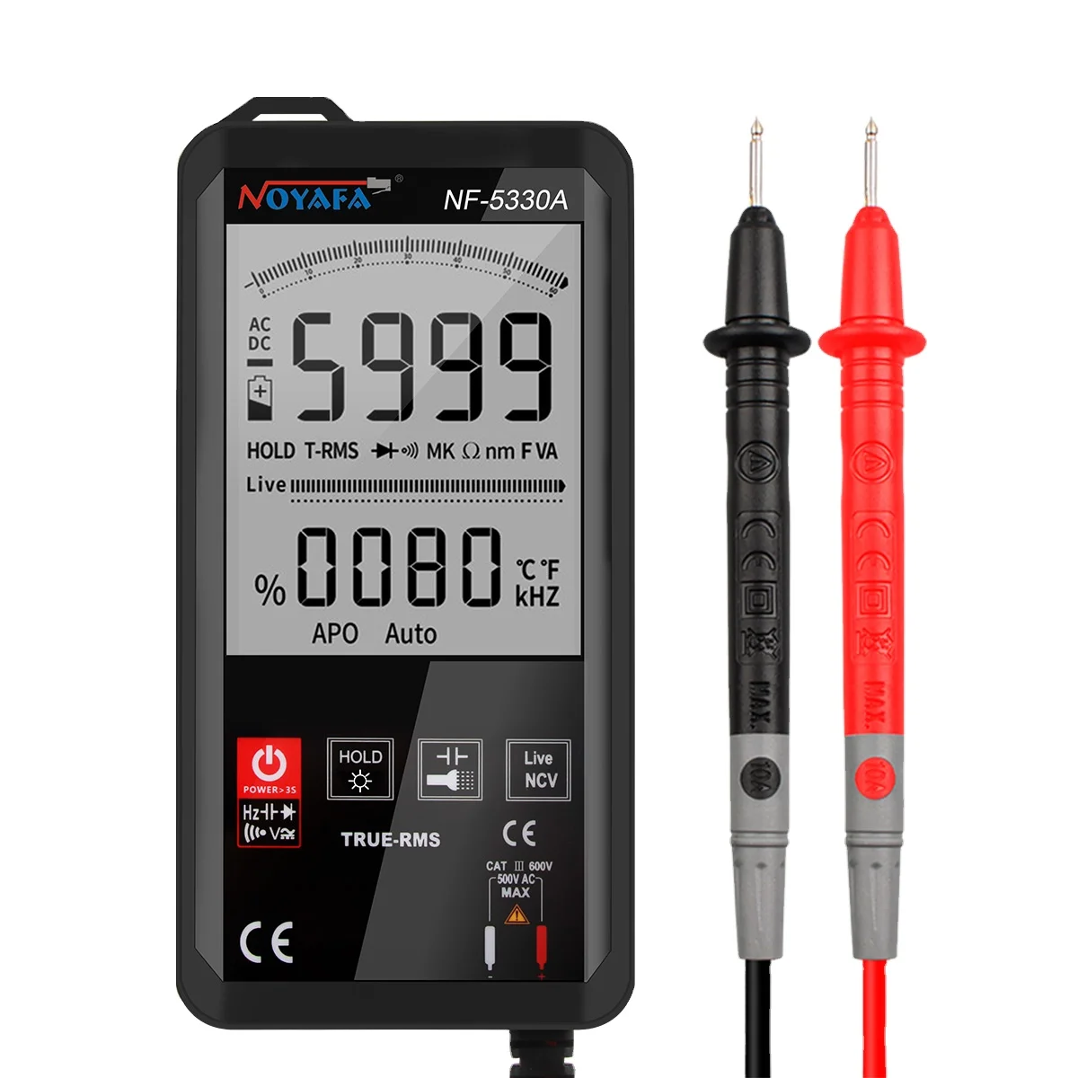 NF-5330A электронный цифровой мультиметр тестер ac/dc напряжение тесты мультиметр