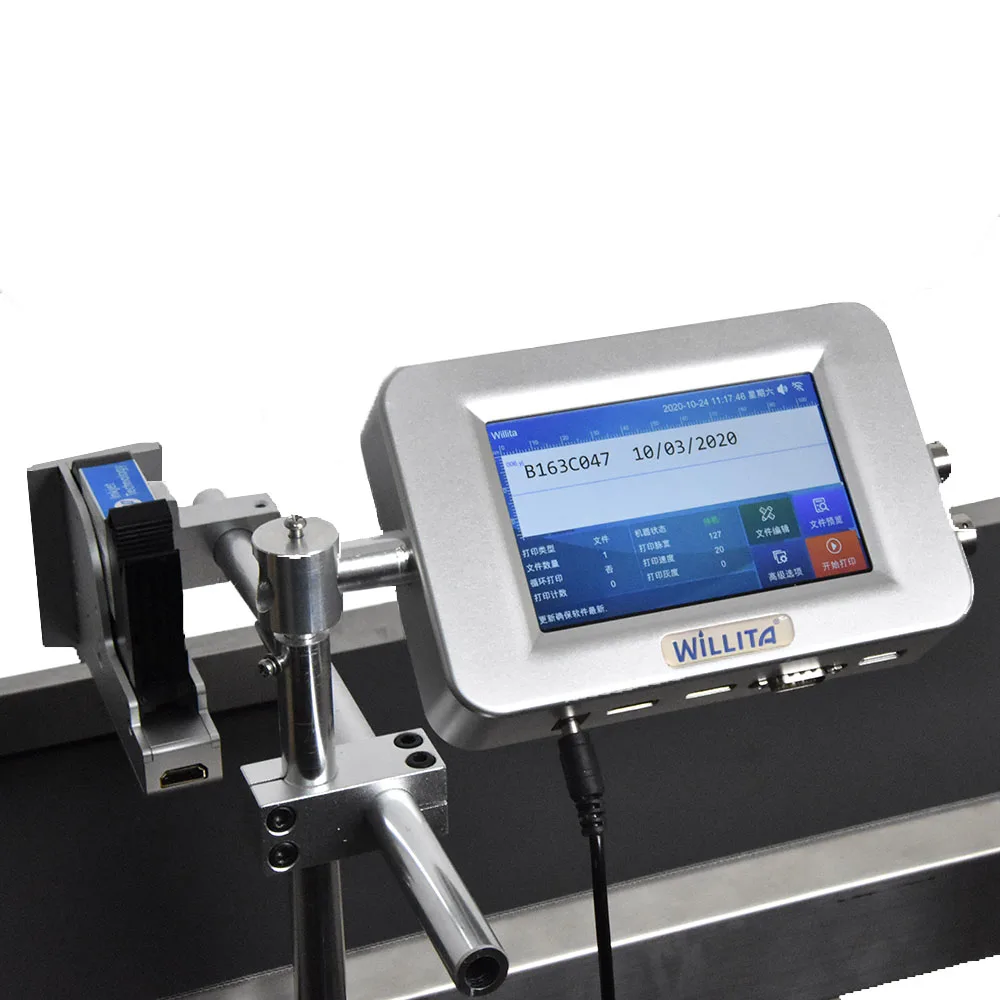 Automatic Online batch code tij printer thermal inkjet expiry date inkjet printer for automatic conveyor belt