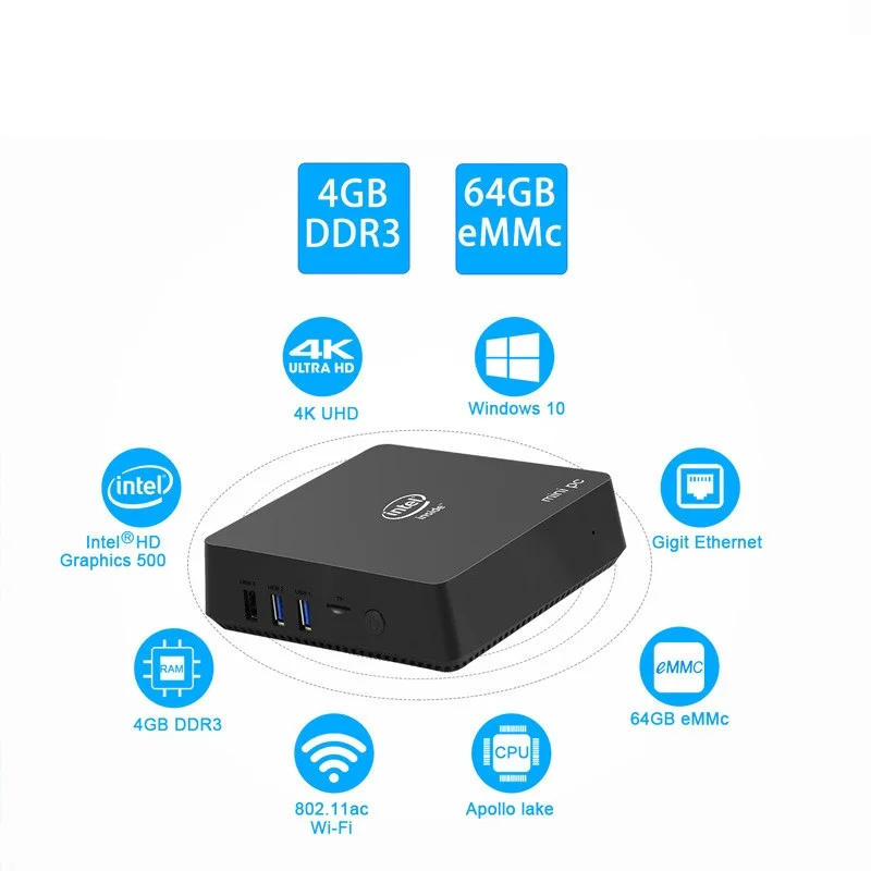 China Manufacturer Exquisite luxury Ultra-thin and portable New Gaming Portable Mini Pc