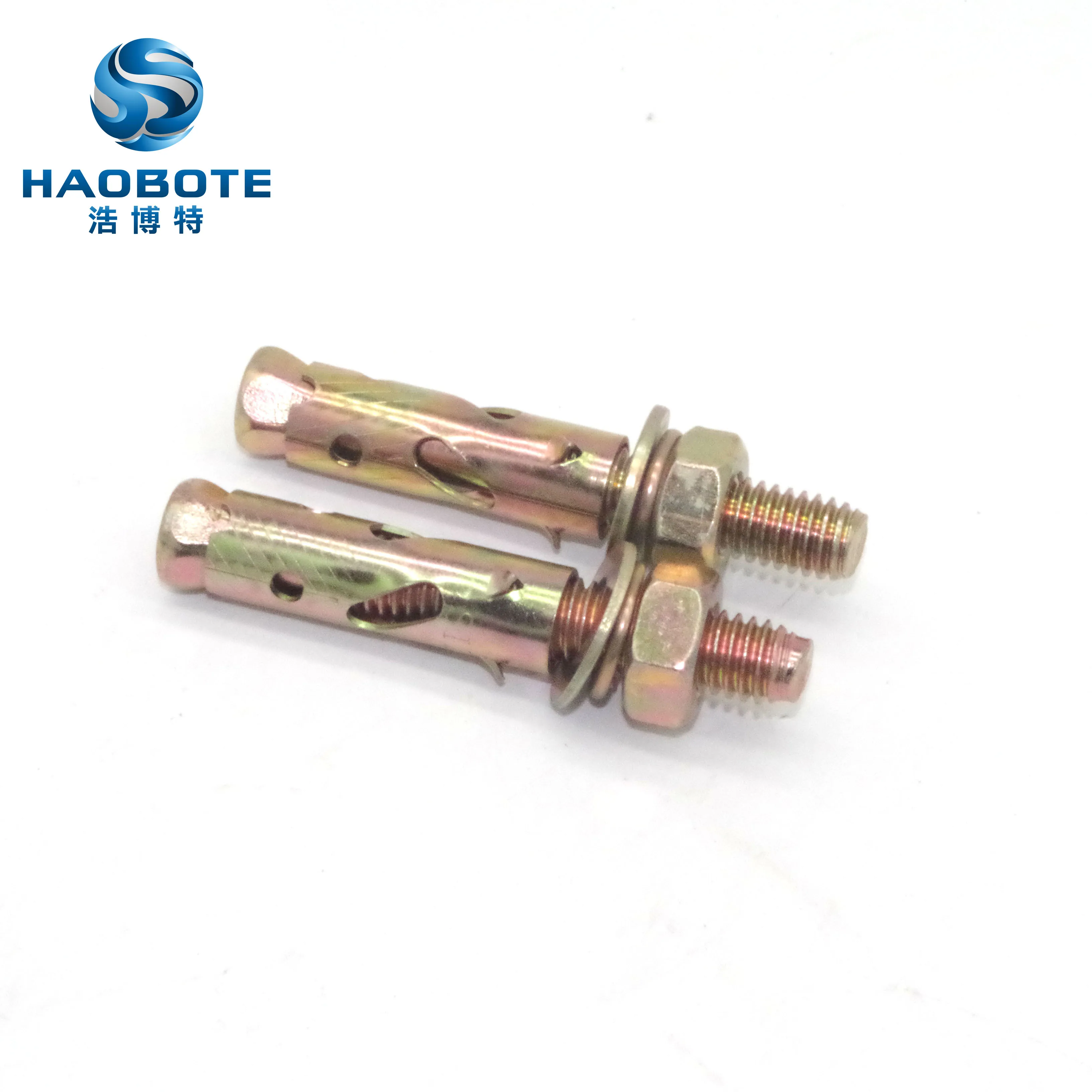
High strength sleeve anchor antiskid shark fin anchor/Antiskid Fin Expansion Sleeve Anchor Bolt, zinc plate,grade 6.8 