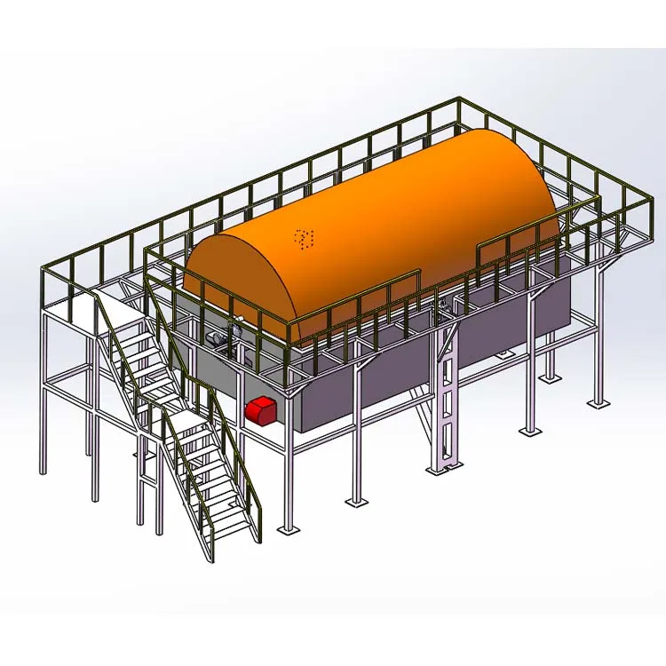 Plastic water tank making machine and rotational moulding machine water tank