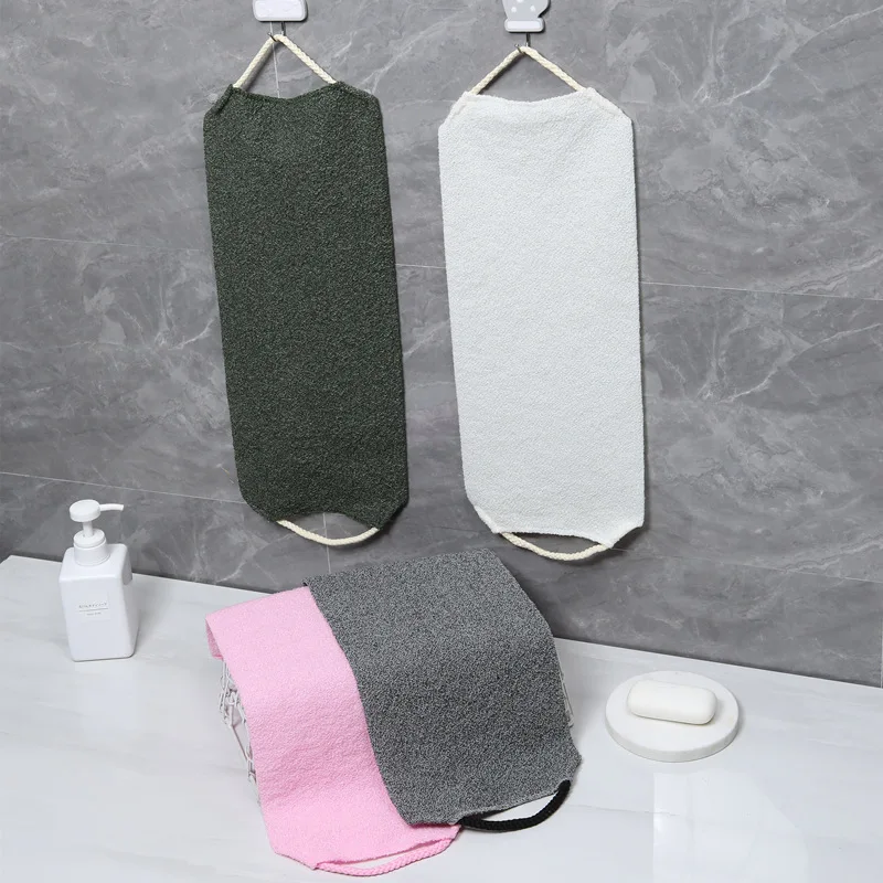 Custom Back Mud Peeling Body Massage Shower Scrubber Skin Clean Shower Washcloth Dead Skin Remover Bathing Towel