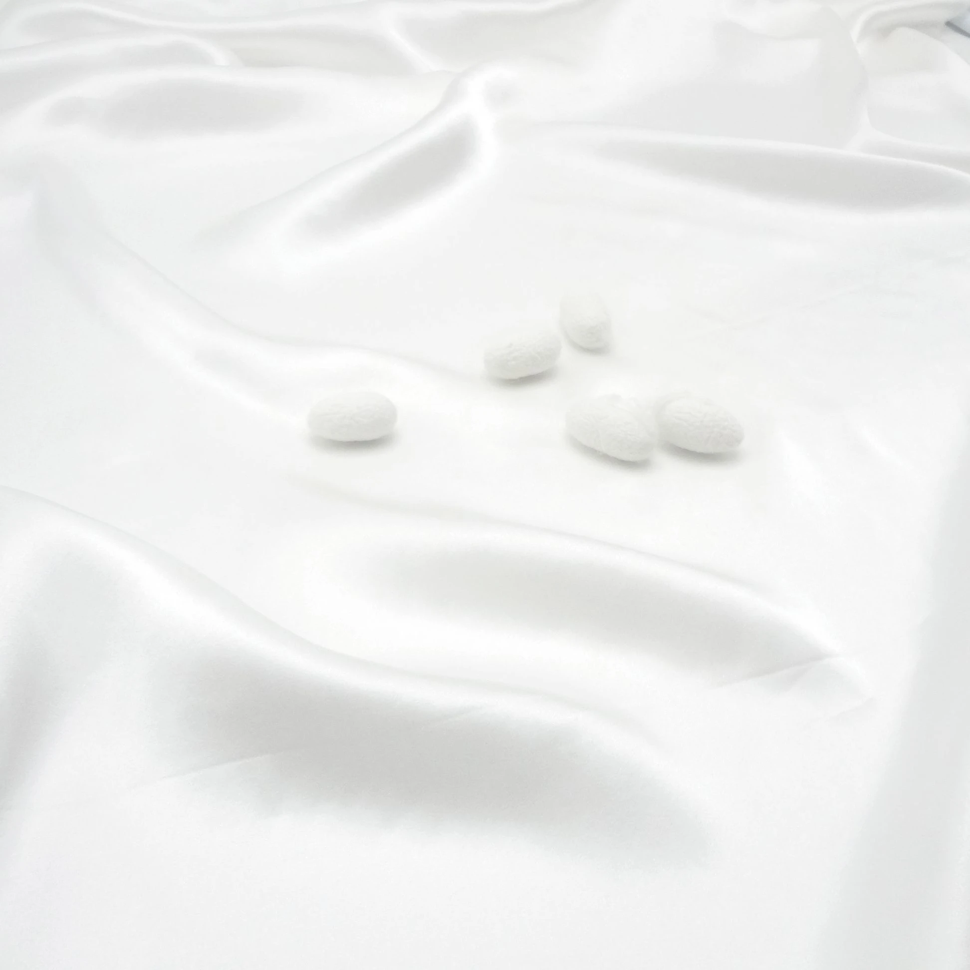 Оптовая продажа, Неокрашенная натуральная белая китайская чистая шелковая ткань жоржет