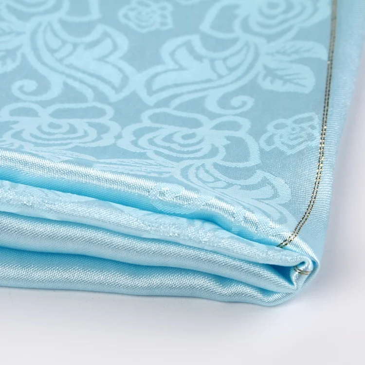 Suiting jacquard textiles brown dyed mikado stain fabric for wedding dress