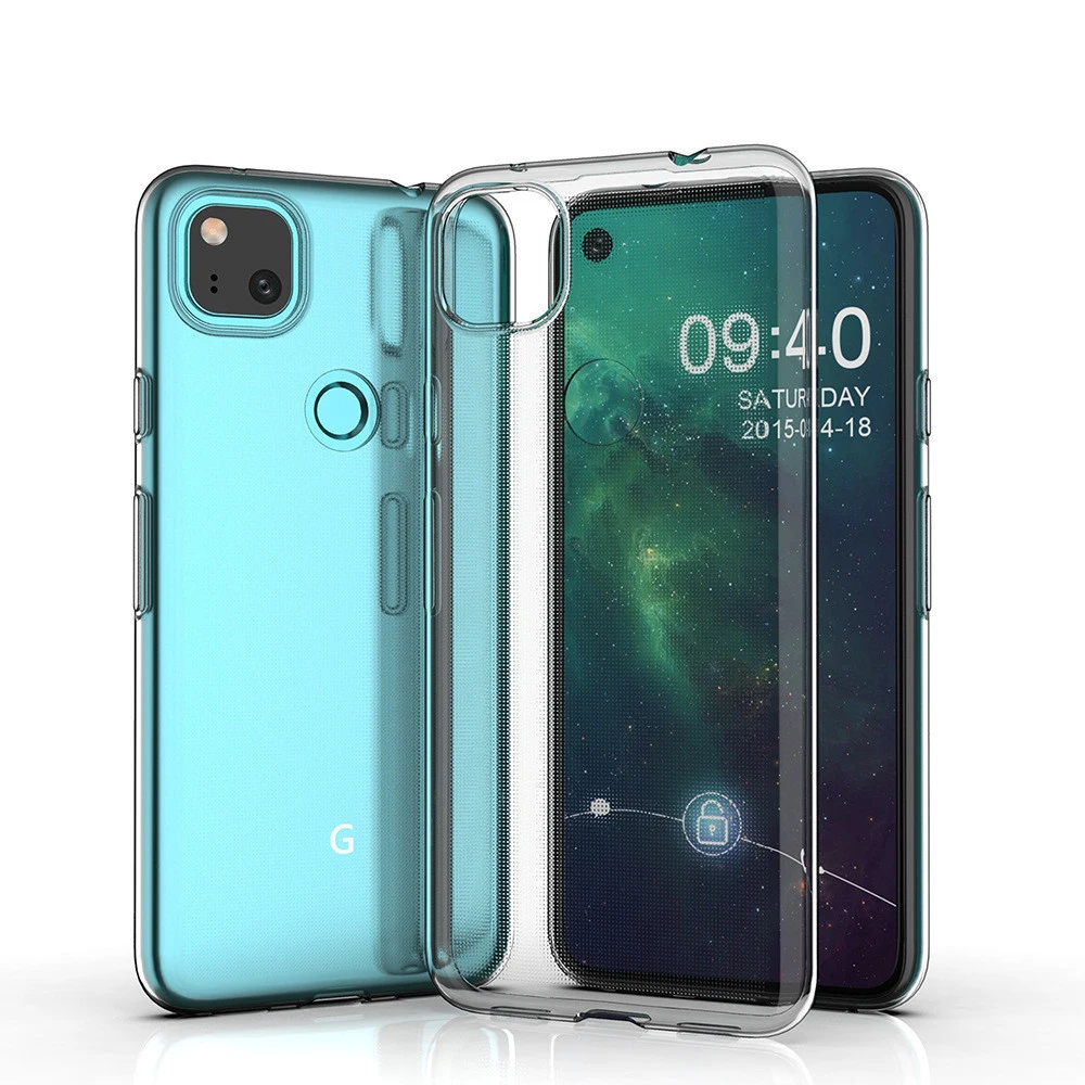 Для Google Pixel 4A, чехол для мобильного телефона, Прозрачный Ультра Тонкий облегающий гибкий TPU Чехлы для мобильных телефонов для Google Pixel 4XL легкий