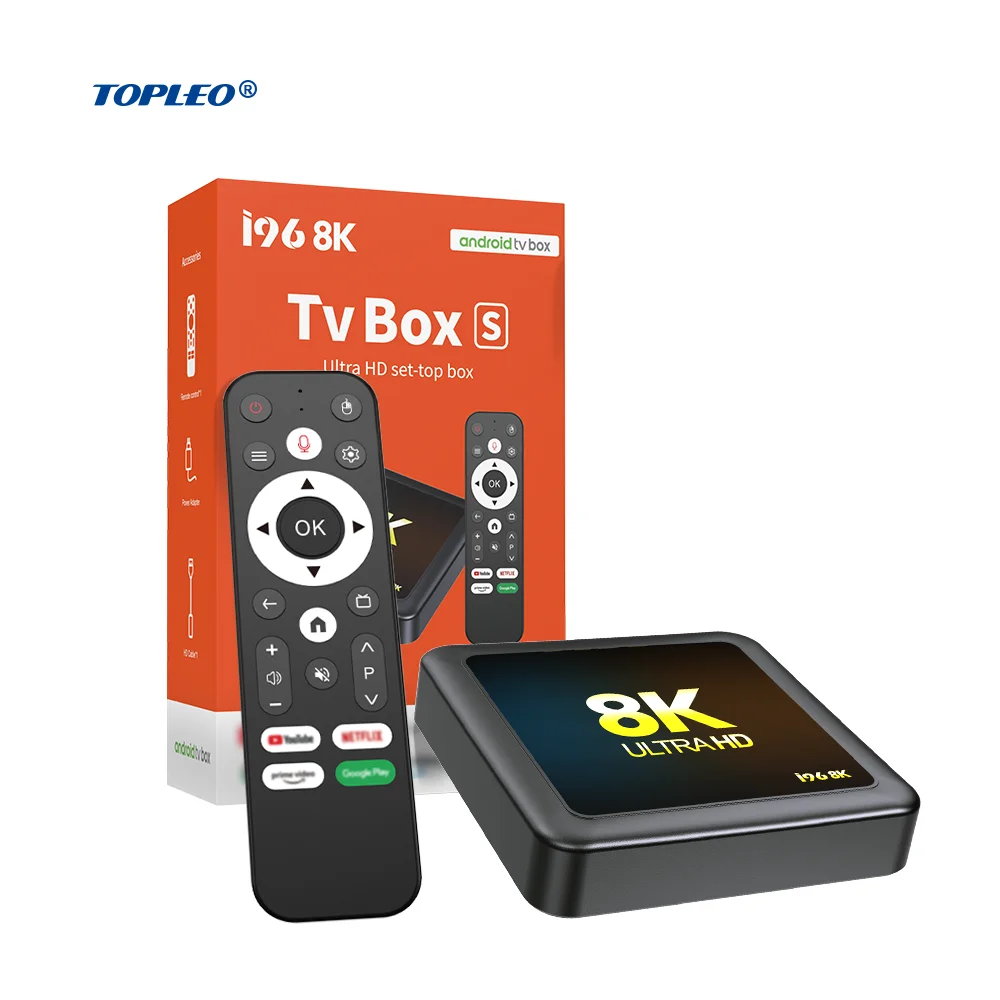 Topleo декодер 4k smart tv box wifi onn телевизионная приставка certificado i96 8k android