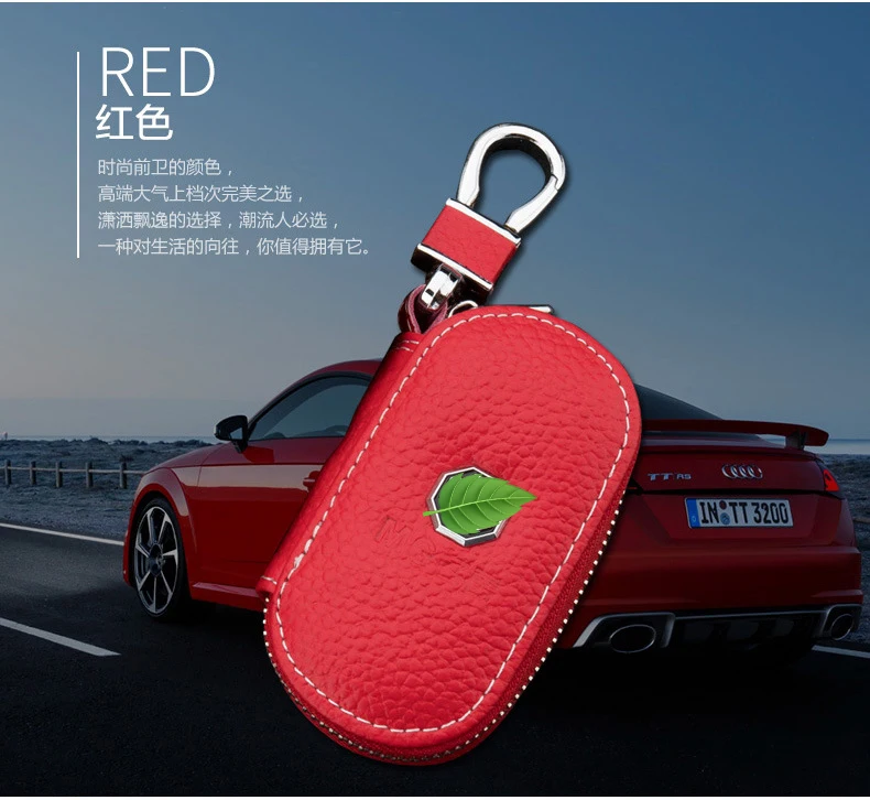 
Mcow 2019 Fashion Vintage Genuine Leather Mens Key Wallet With Zipper 