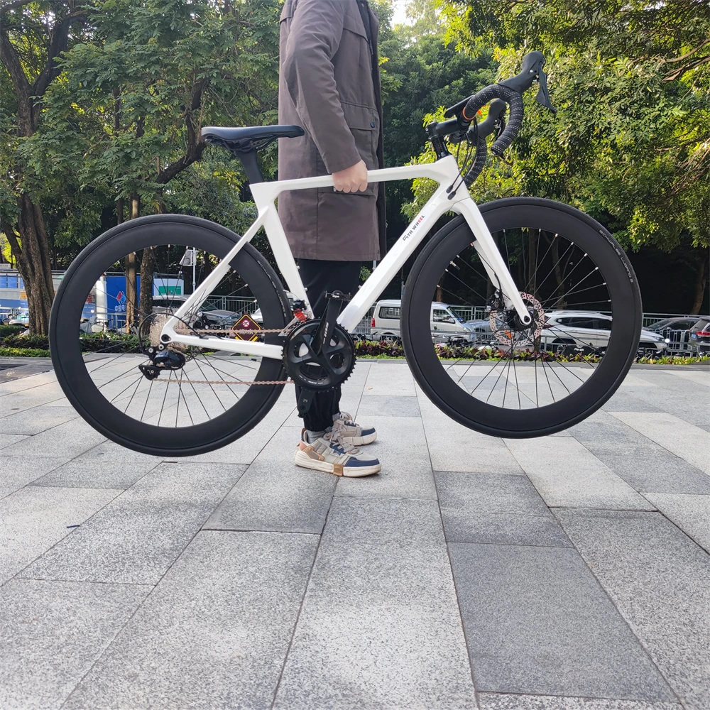 New Design 27.5inch 700c Tyre Twitter Full Carbon Frame Bike For City Rode