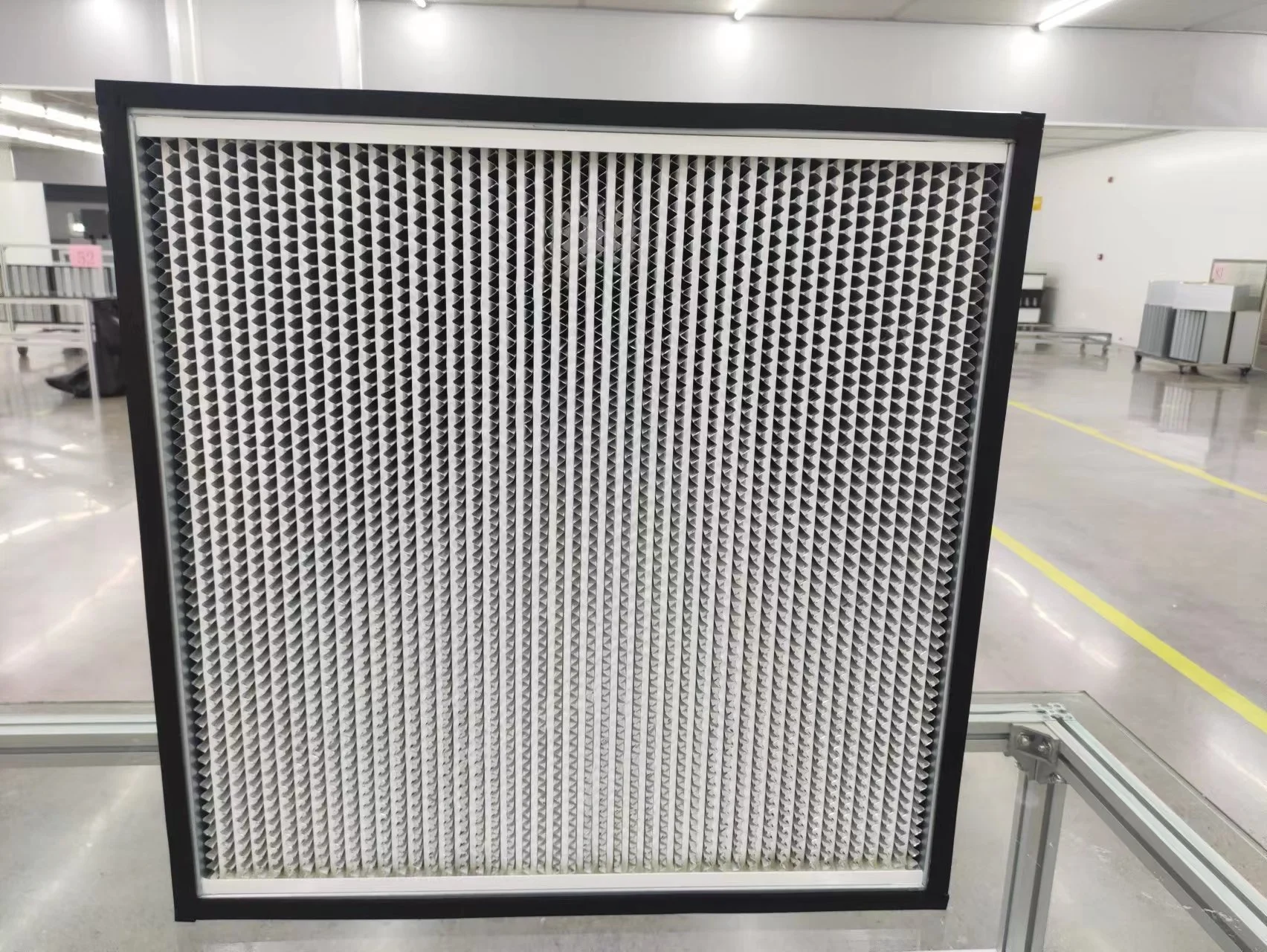 ULPA Filter Aluminum Separators Medium Grade Air Filter Manufacturing Plants H14 Efficiency New Condition Paper HEPA