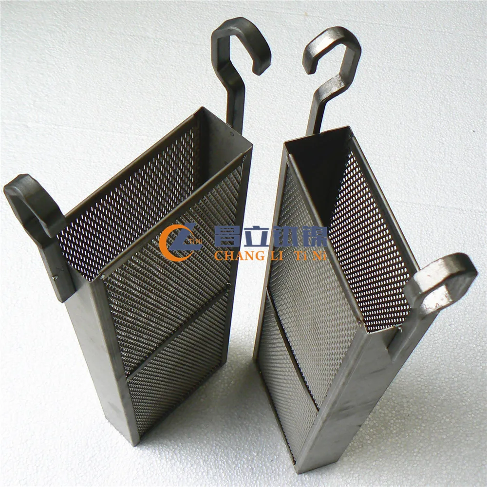 titanium plating basket for hot sale