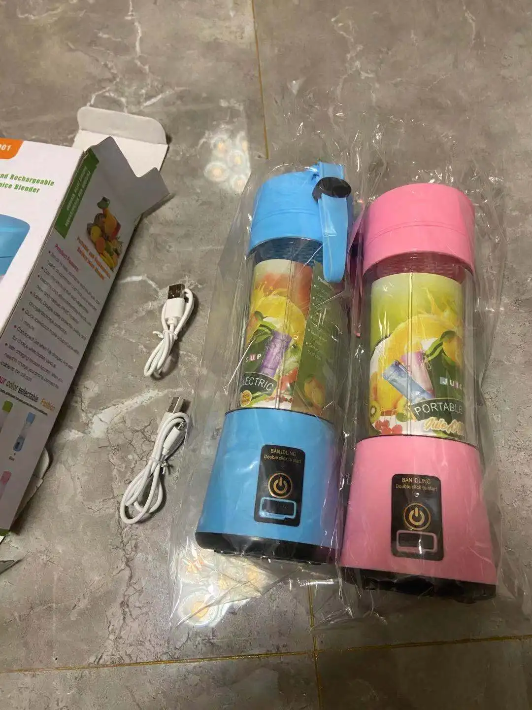 
2017 mini portable travel juice cup electric blender mixer juicer usb charger juice blender 