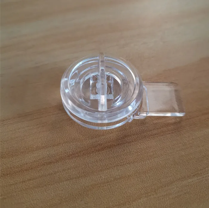 
200PCS Clear Acrylic Lock Hasp Mini Buckle Latch Transparent Plastic Handicraft Cabinet Door Hasps 