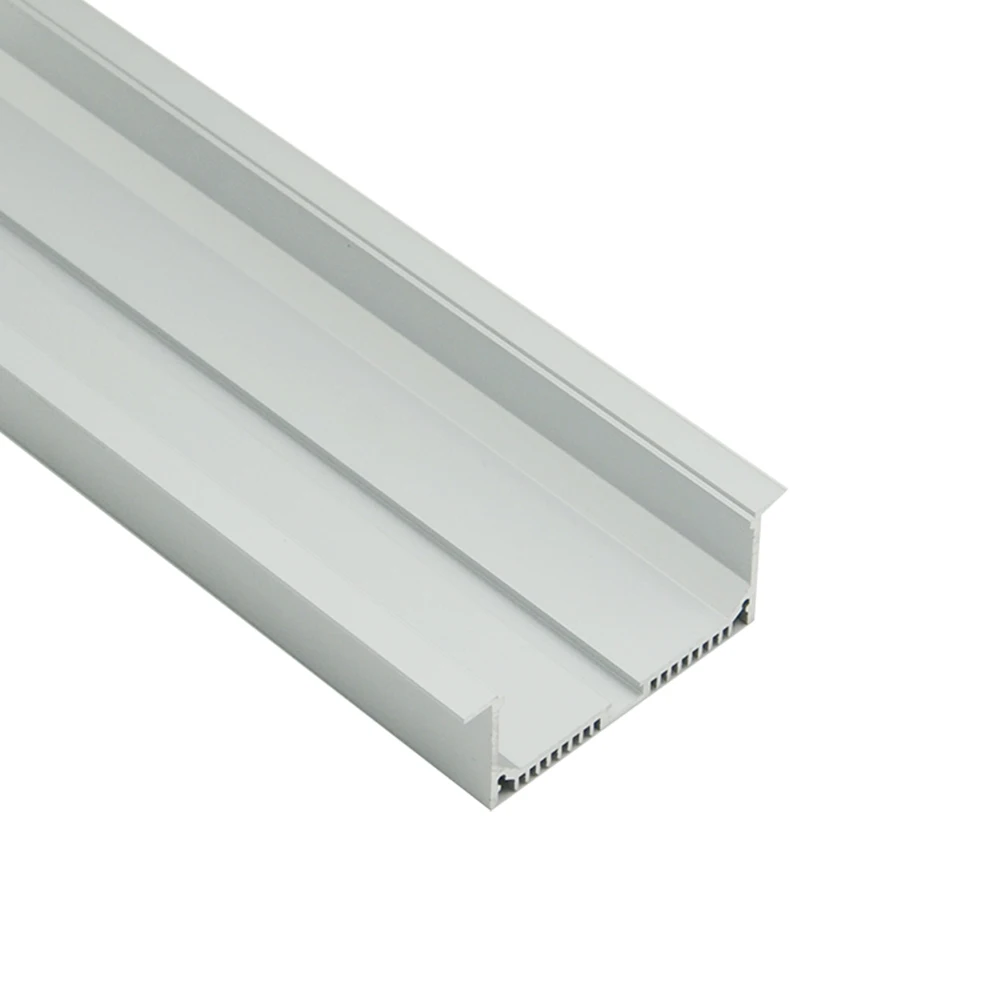 90x32mm Recessed aluminum led strip profile light for linear office lighting