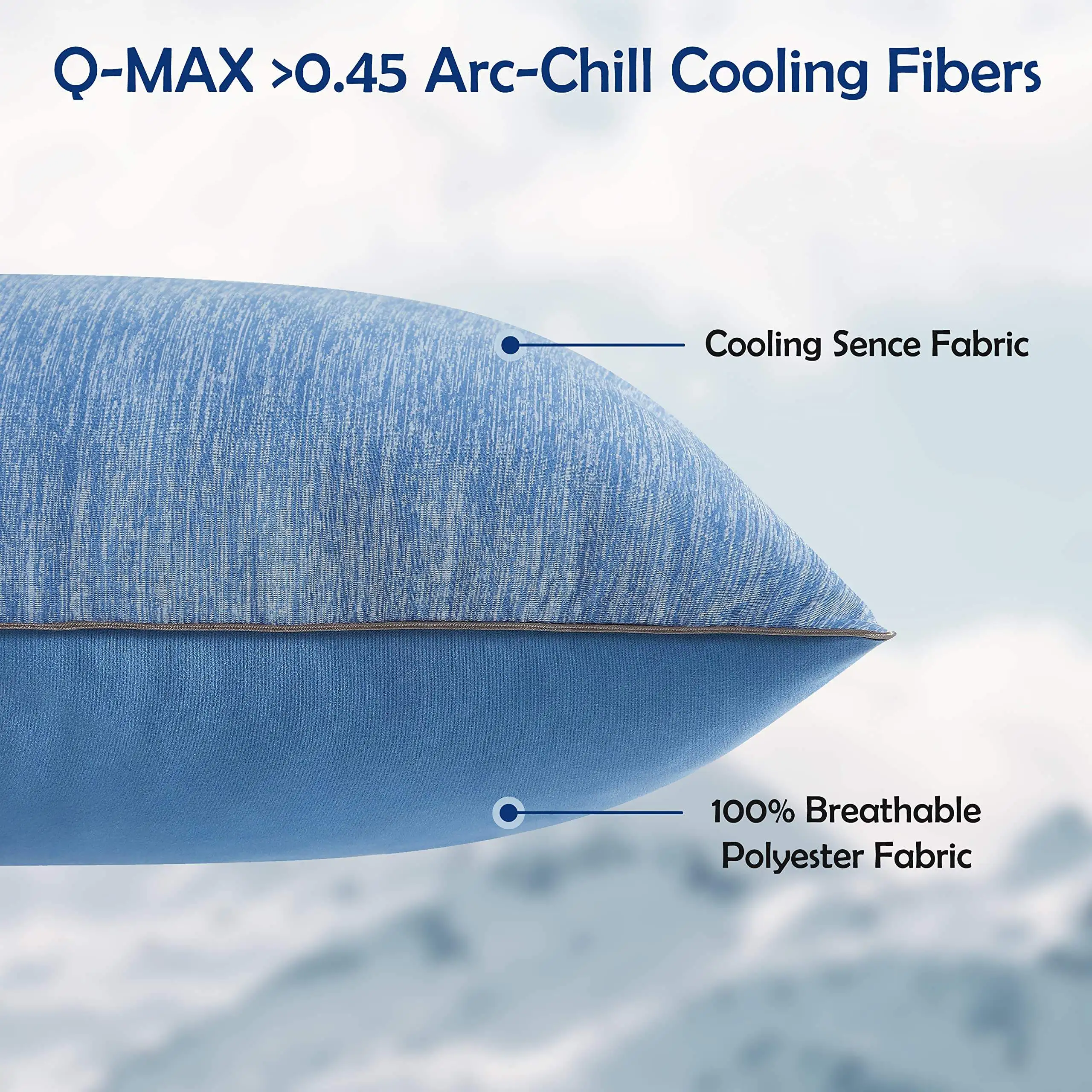 Best Sell Nature Sleeping Bamboo Shell Shredded Filling Gel Cool Hybrid Cervical Memory Foam Cooling Pillow For Sleep