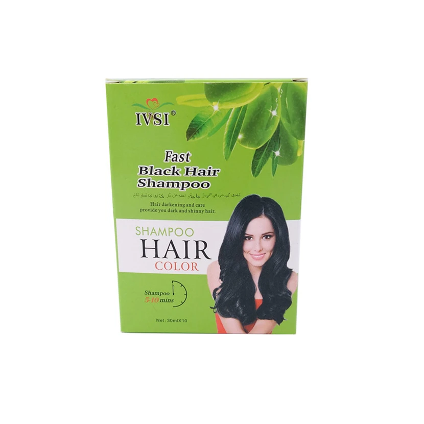 Best Selling Halal Dark Brown Hair Dye Permanent Organic Herbal Hair Dye Shompoo