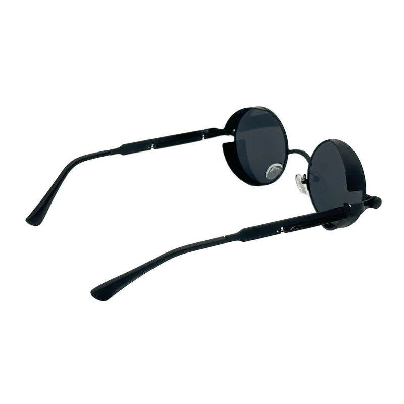 Vintage Metal Sunglasses for men and women UV400 Gold Black Sun Glasses Steampunk Style eyeglasses