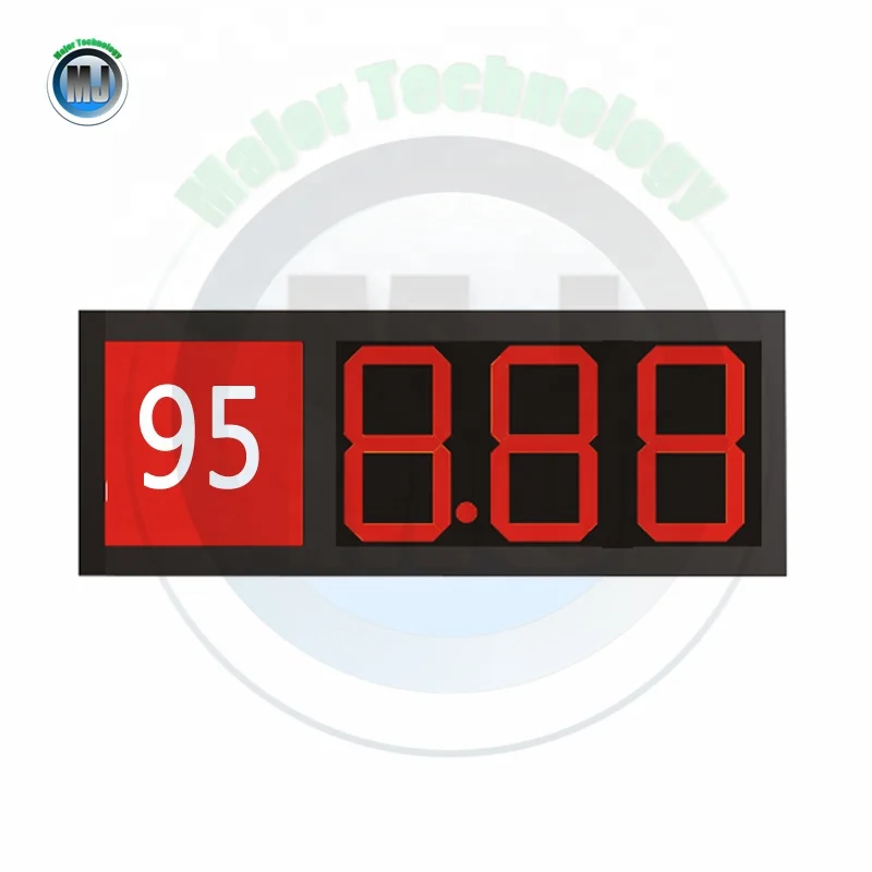 Outdoor Waterproof LED Electronic Billboards LED Price Sign Petrol Gas Station Screen For Saudi Arabia