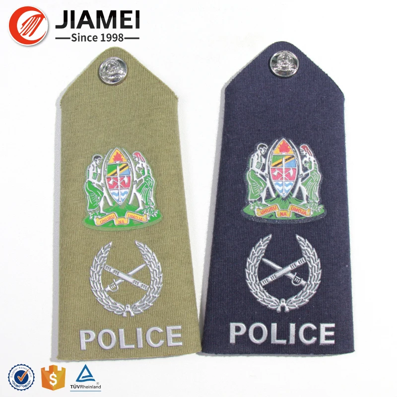 Soft Pvc Badge Epaulettes Custom Printed Arm Badges