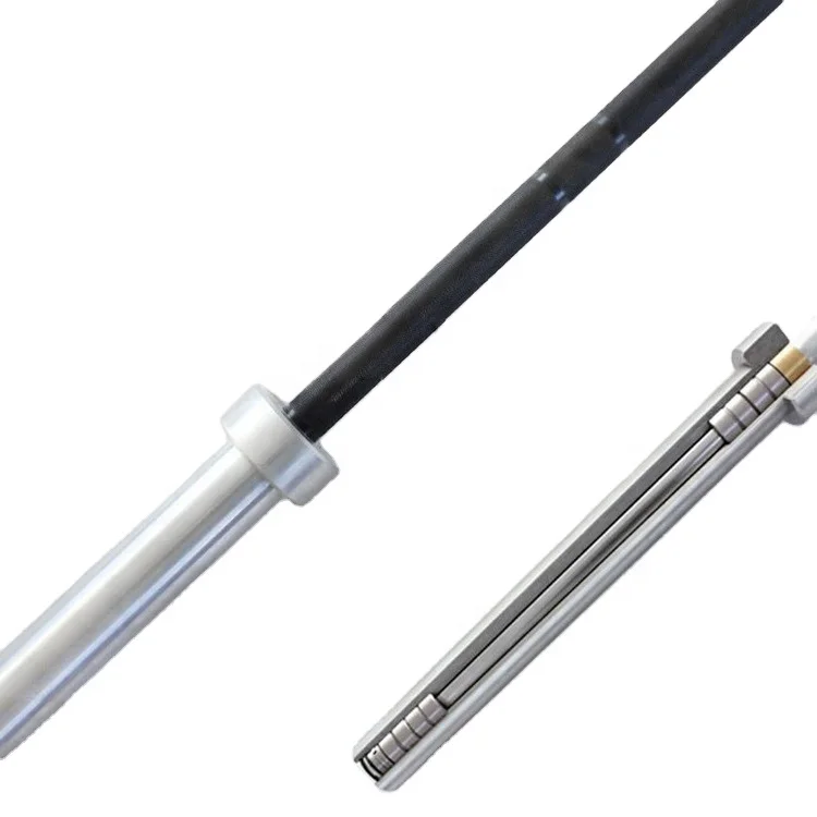China Made Premium Barbell Bar Gym Accessories 2.2m Alloy Steel Weight Lifting Barbell Bar for Sale