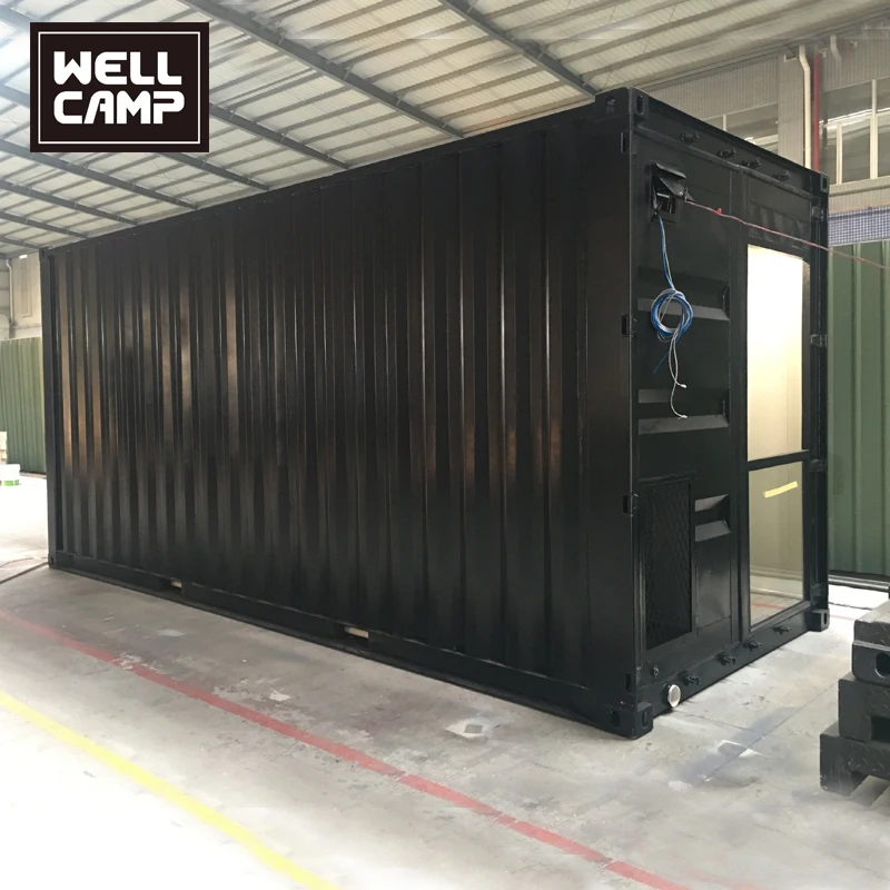 Building Construction Villa Designed by Prefab Flat Pack Container House Wellcamp Metal Galvanized Steel Frame Modern CN;GUA