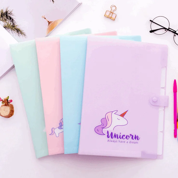 Бумажный держатель для документов А4, мультяшный держатель для документов, бумажная папка для хранения, папка для школы и офиса