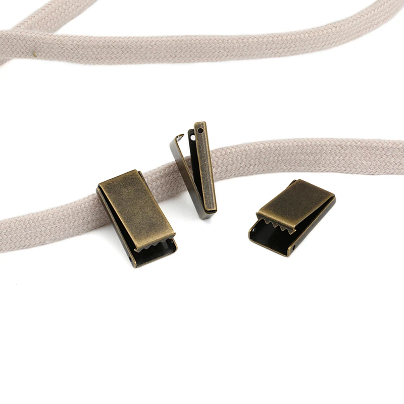 35 мм белый цвет металлическая лента концевой наконечник ремень хвост Зажим переключатель