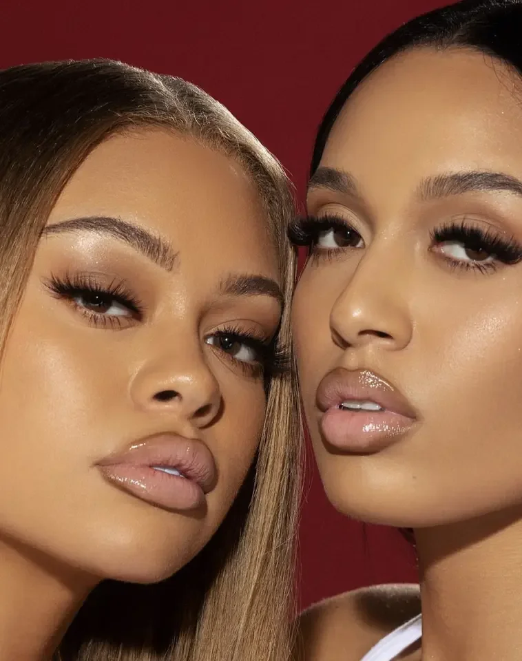 Lip makeup factory customized pink lip gloss kit vegan lip kits private label