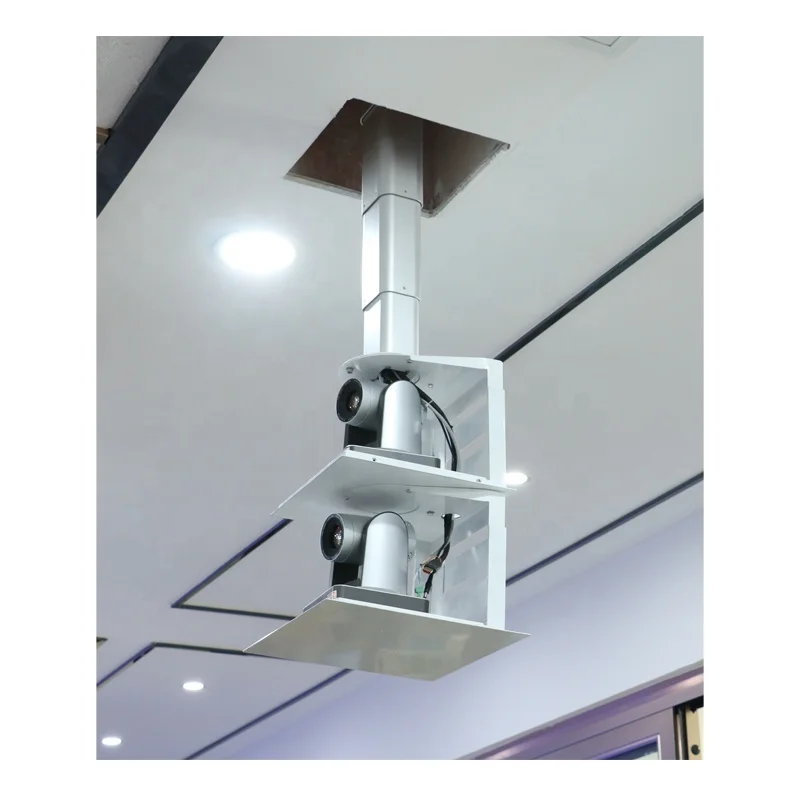 JGST Customized 8 sections elevator up and down Ceiling Hidden Motorized camera lift Projector Mount Hanger Projector Lifting