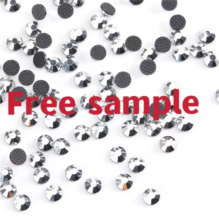 Crystal Rhinestone Supplier flat back hot fix Decoration Rhinestones