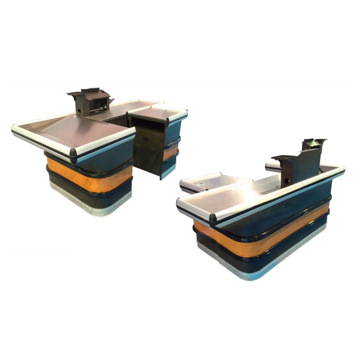 modern Design High Quality Gondola Cashier Store Shop Checkout Counter