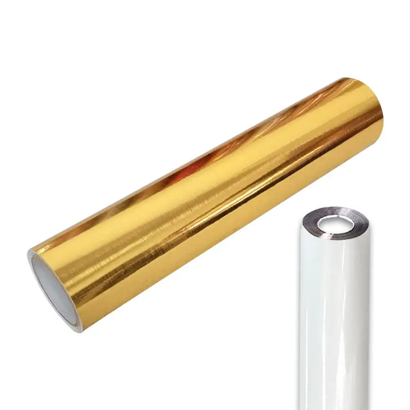 Bosim 60CM UV DTF film Foil Cold Transfer AB film printing roll gold silver laser pet film for UV dtf printer