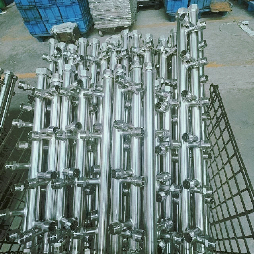 DVGW 304 316L superior quality stainless steel  Manifold pipe
