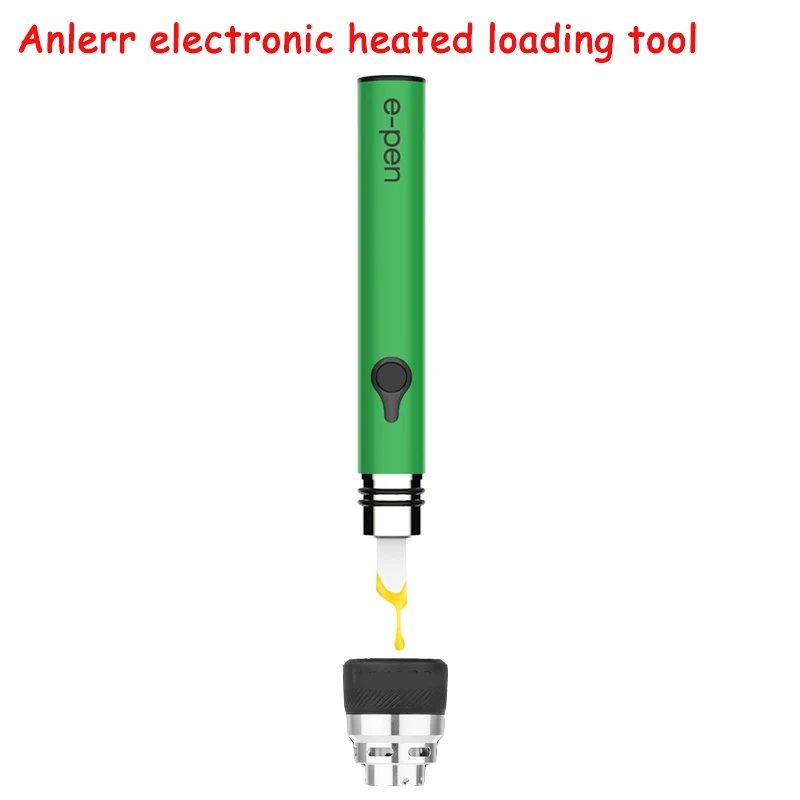 New market project anlerr electronic heated loading tool easy to load wax vaporizers Battery vape pen custom packaging