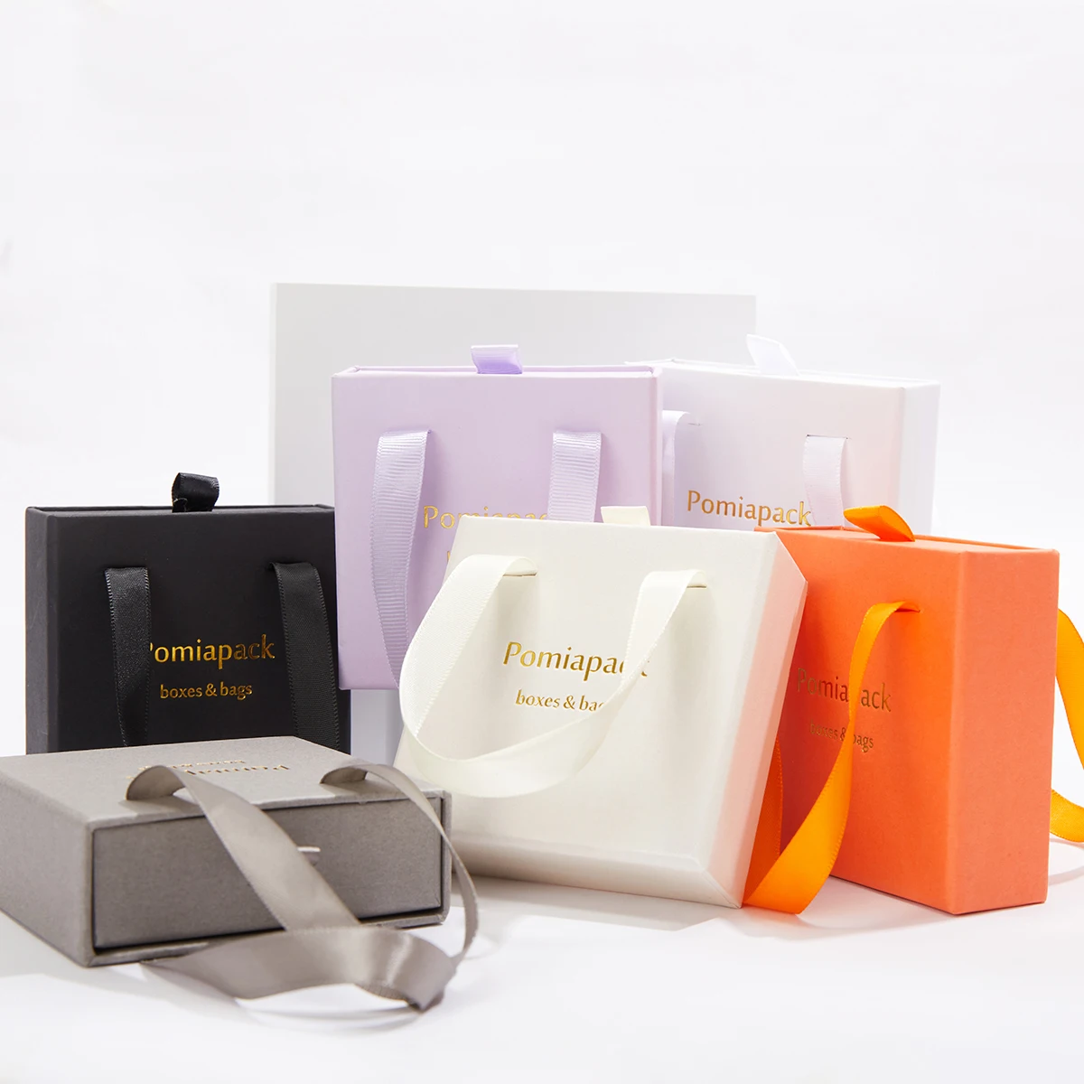 2023 раздвижные пользовательские логотип Организатор Роскошный подарок ювелирные изделия упаковочное кольцо бумажная коробка коробки ювелирных изделий