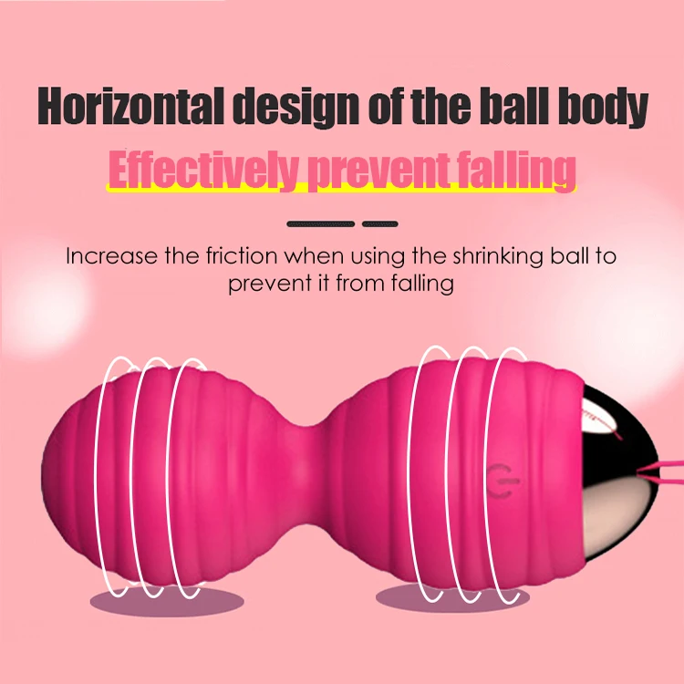 Soft Silicone Pelvic Floor Exerciser Kegel Balls Vaginal Tightening Jump Egg Vibrator Smart Kegel Ball Vagina Jump Egg Vibrator