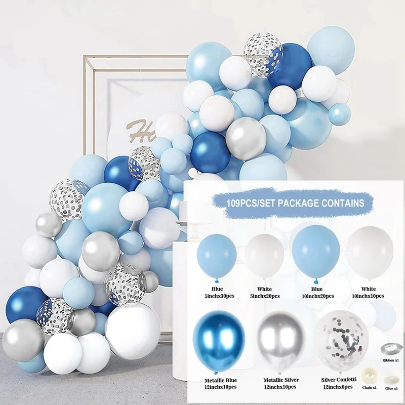 Wholesale Wedding Birthday Baby Girl Balloon Garland Arch Kit Party Decorations reusable balloon garland