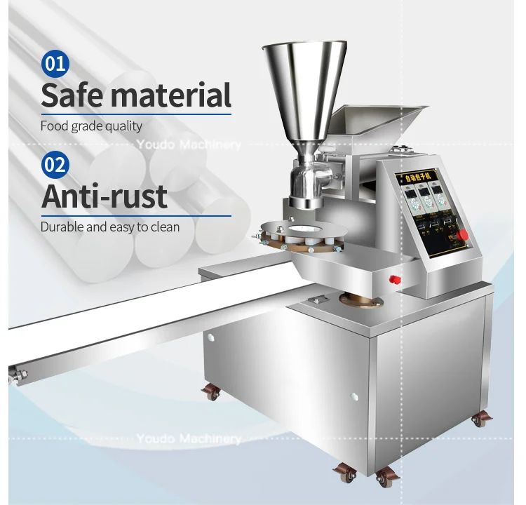 youdo machinery  Momo Maker Steam Stuffing Bun Bao Baozi Making Machine