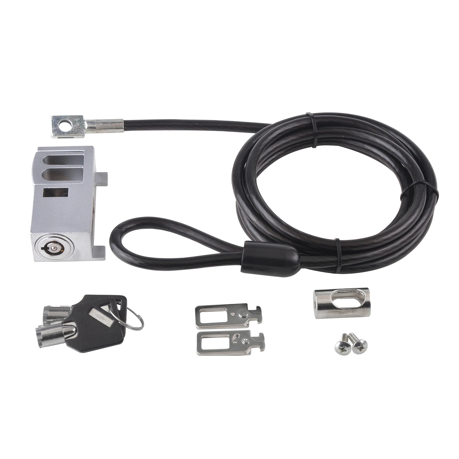 Desktop computer cable combination lock anti-theft security configurable master key wire rope combination lock